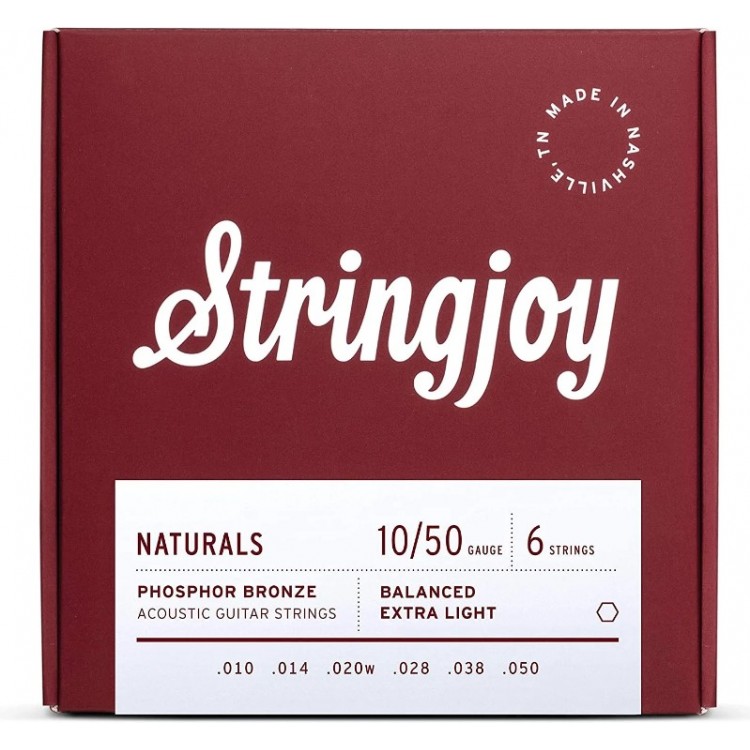 Stringjoy NATURALS Phosphor Bronze 10-50 磷青銅 木吉他弦